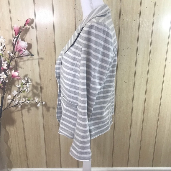 Tommy Hilfiger Striped Glitter Blazer Jacket Large - Picture 3 of 6